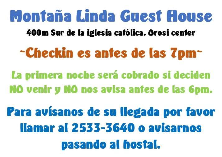 Montana Linda Guest House Ороси Экстерьер фото