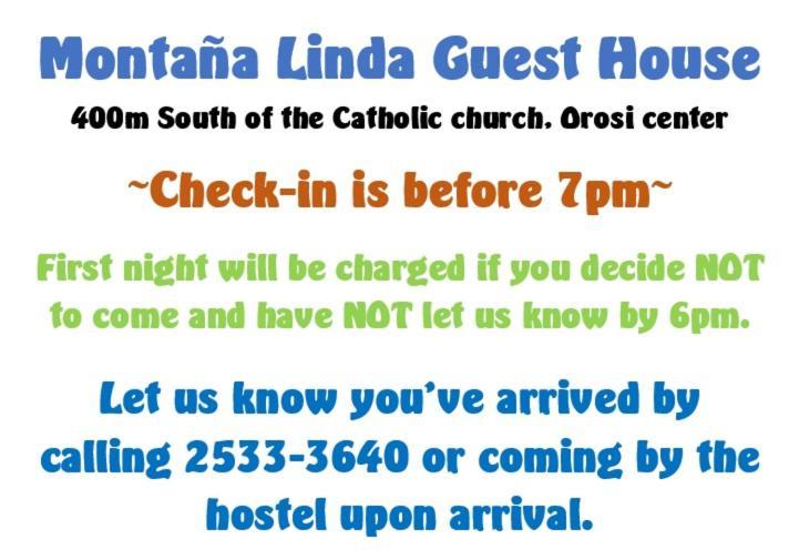 Montana Linda Guest House Ороси Экстерьер фото
